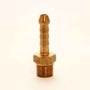 Male Brass Barb 3/16in(4.8mm) Hose x 1/8 BSPT