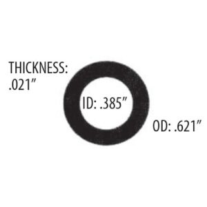 Holley Needle & Seat Washer for Nut Pk (2pk)